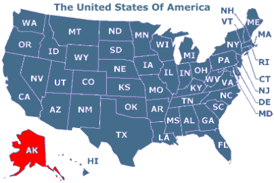 U.S.A. Bundesstaat Alaska